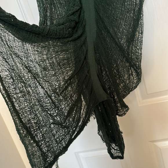 Rebeltude shredded green fairy dress size m - Picture 3 of 4